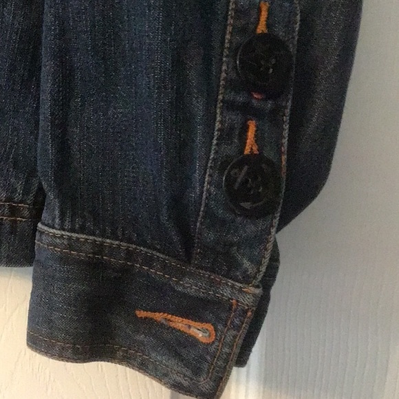 Blue Denim Liz Claiborne denim jacket - very good condition Petite Small - Picture 4 of 6